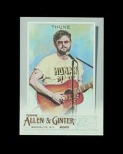 2020 Topps Allen & Ginter SILVER FOIL HOT BOX SP NICK THUNE! Actor & Comedian 