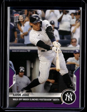 Aaron Judge - 2021 MLB Topps Now #895 Purple 23/25 Parallel New York Yankees