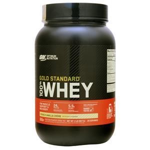 Optimum Nutrition 100 Whey Protein - Gold Standard French Vanilla Creme 2 lbs 11390₽