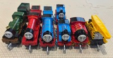 Mattel Thomas Die Cast Train Set Hook Coupling 7 Cars 6 Locomotives Collecti 15