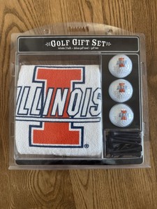 Vintage Golf Collegiate Gift Set University of Illinois- "Illini"--  New Sealed!