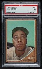 1962 Topps Sam Jones #92 PSA 7 2d2