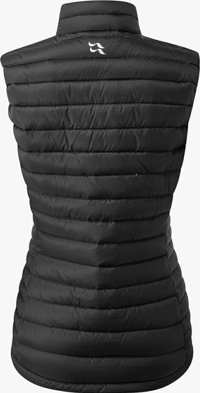 Rab Women's Microlight Down Vest Size Large Black NWTs image 2