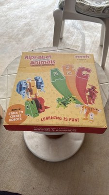 Revvot Alphabet Transforming Animals Dinosaurs ABC Letters A-N Robot Buildingtoy