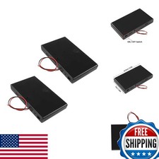 AEDIKO 2pcs 12V 8x1.5V AA Battery Holder with On/Off Switch