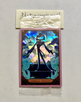 その他 HAZBINHOTEL PR-18 Unholy trinity VOX NEW 2025 Hazbin Hotel TCG Promo Card 18 UNHOLY TRINITY VOX Cracked