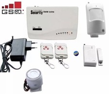 Kit Allarme Antifurto Wireless Centralina GSM Sicurezza Casa Ufficio PIR Phone