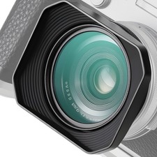 Haoge Square Metal Lens Hood for Fujifilm X100VI Fuji X100V Camera LH-X1006B