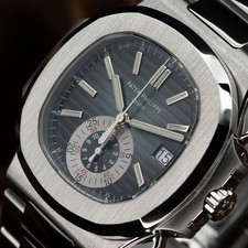 Patek Philippe Nautilus Chronograph 5980/1A-001, Blue Gradiant - Stainless Steel 5