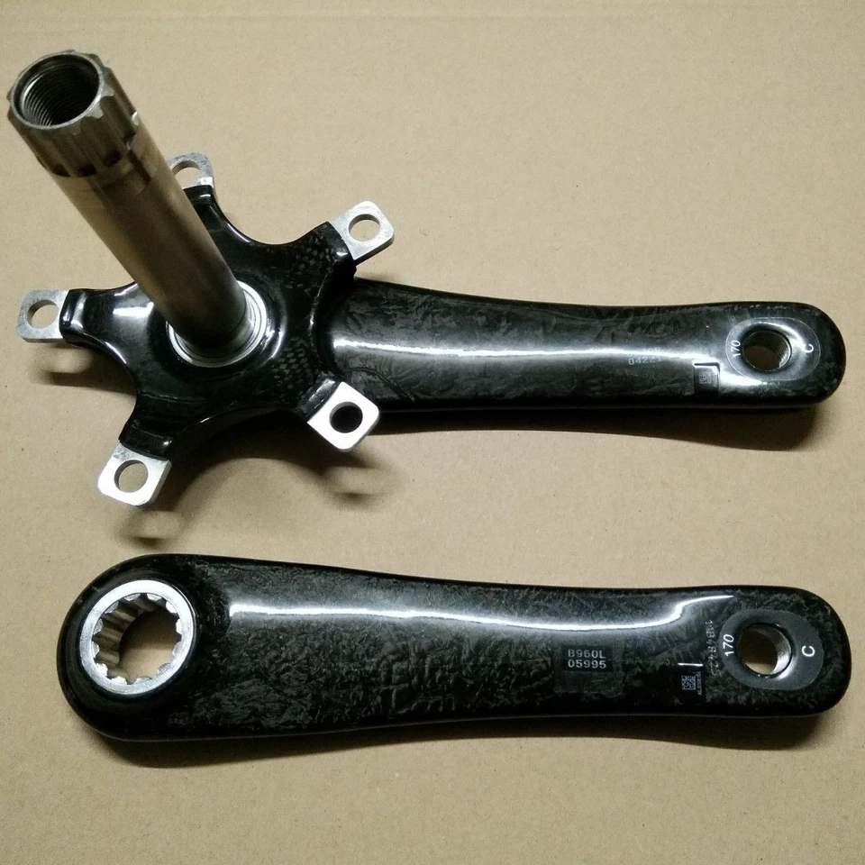 Brazos de manivela de carbono COLNAGO ckt1 170 mm PCD/BCD (FSA) 110 mm FSA Mega Exo BB-8681 Foto 2 de 4