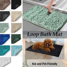 Luxury New Miami Loop Bath Mat 50x80cm Soft Non-Slip Absorbant Bathroom Door Rug