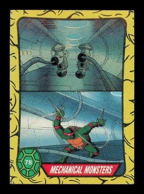 Danger On All Sides 77 Teenage Mutant Ninja Turtles 1989 Trading Card TCG