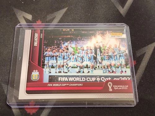 Argentina FIFA World Cup Champions Qatar 2022 Panini Instant #119 Lionel Messi