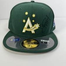 Austriailia World Baseball Classic Hat NewEra Fitted 7 3/4 Signed Grant Balfour