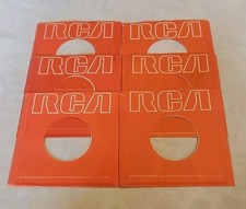 45 RPM 7" RECORD SLEEVES CO. SLEEVE 6 PACK SEE PHOTOS RCA Records SLV360 