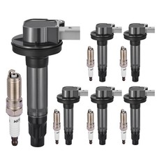 6X for Ford Explorer 3.5L V6 2013-2019 Full Set of Ignition Coils Spark Plugs
