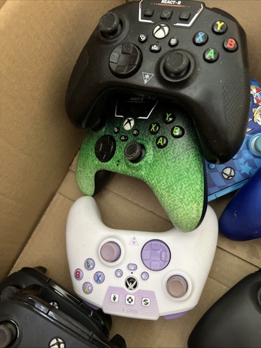 13X Third Party Xbox WIRED CONTROLLERS (For Parts) PDP POWER A TURTLE BEACH - Picture 3 of 5