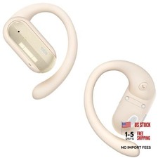 Open Ear Headphones Wireless Earbuds 40HRS Playtime Fast Charging Brown