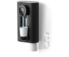 Automatic Mouthwash Dispenser for Bathroom, 18.26Oz Wall Mounted magnetic cups