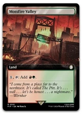 Mossfire Valley (Extended Art) #501 (NM) Fallout PIP Magic MTG