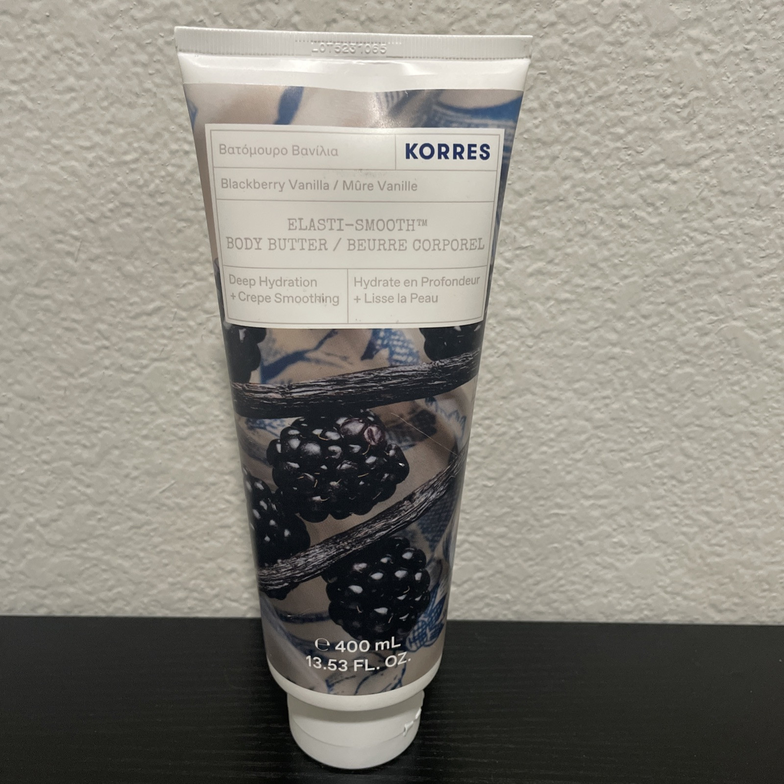 Korres Blackberry Vanilla Elasti-Smooth Body Butter Jumbo 13.5 oz
