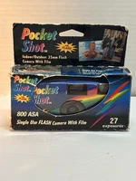 Pocket Shot 35mm One-time Use Camera With Flash & Film 27 Exp