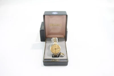 Seiko 5 Two Tone Watch Automatic Working
