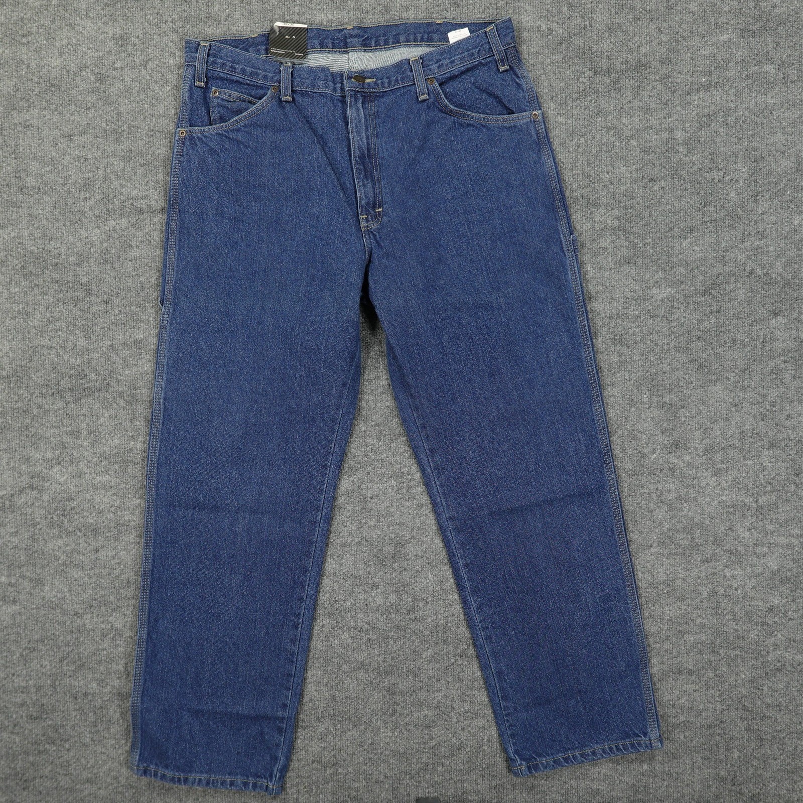 S 36x30 Blue Relaxed Straight Leg Denim Medium Wash