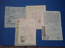 Rare​ Egeo 1950 Turkish Maritime Archive Rhodes Boat NISIROS Seizure Documents 