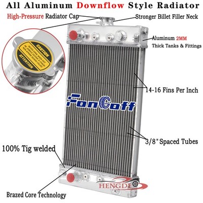 2-Row Aluminum Radiator For Perkins 403C-15/404C-22/403D-15/404D-22 TPN440