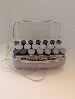 Conair Curls And Waves Multi-Sized Easy Start 20 Hot Rollers With Pins  HS11
