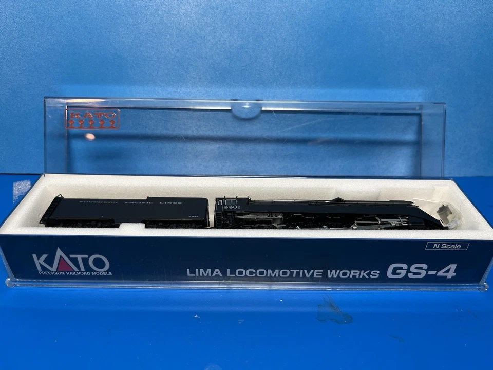 Kato GS-4 4-8-4 Southern Pacific Lines #4431 DCC N Scale Wartime Black - Image 2 of 4