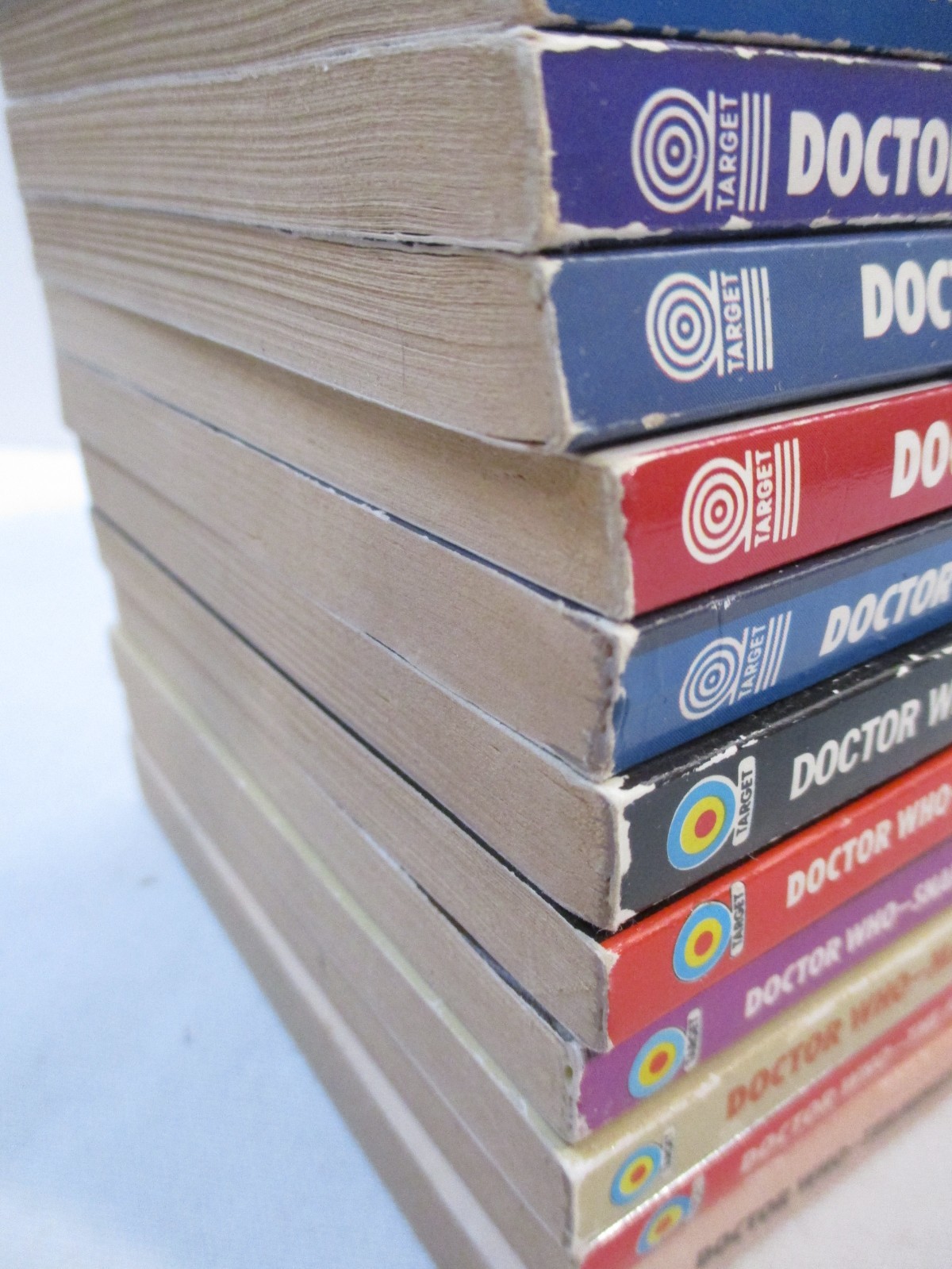 Doctor Who Paperback Book Lot of 15 - Various Era's - Target Books 1980s