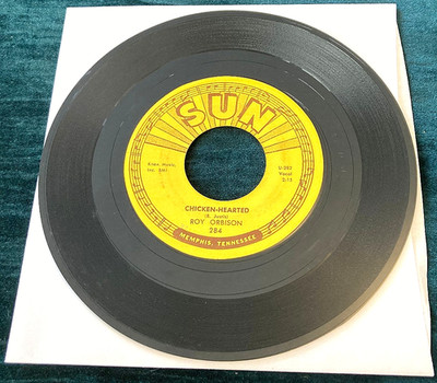 Roy Orbison: Chicken-Hearted/I Like Love 45 SUN 284 ORIGINAL rockabilly VG+