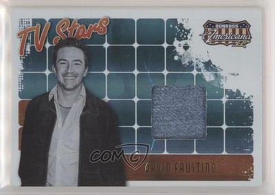 2008 Donruss Americana II TV Stars Small Screen Materials David Faustino 0ei4