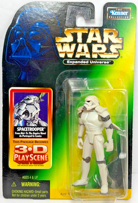 Star Wars Expanded Universe SPACETROOPER with 3-D Play Scene New Kenner 1998