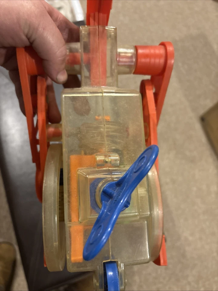 Mr. Machine Robot Toy Ideal Toy Co. Circa 1961~1977 Walks & Whistles De colección Foto 3 de 4