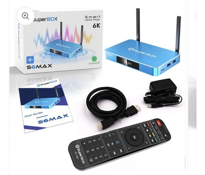 #ad #ad NEW SuperBox S6 MAX TV Box Media Player With UPDATED Timeshift Voice Command US $279.99