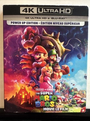 The Super Mario Bros Movie Power Up Edition 4K Ultra HD/Blu-Ray With Slipcover
