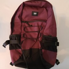 Vans Off The Wall Backpack Maroon/Black 15" NWT