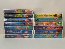  RARE Walt Disney  s Black Diamond Edition CLASSICS- VHS LOT OF 13   