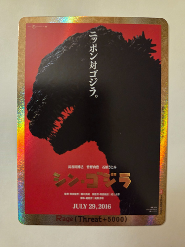 Godzilla Rage Cards Godzilla Trading Card Game Rage EGZ29++ NM Monsters Raid Again | eBay