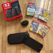 🎮 Nintendo Switch 2 - Neuwertiger Zustand - Komplett + 6 Spiele 🔥