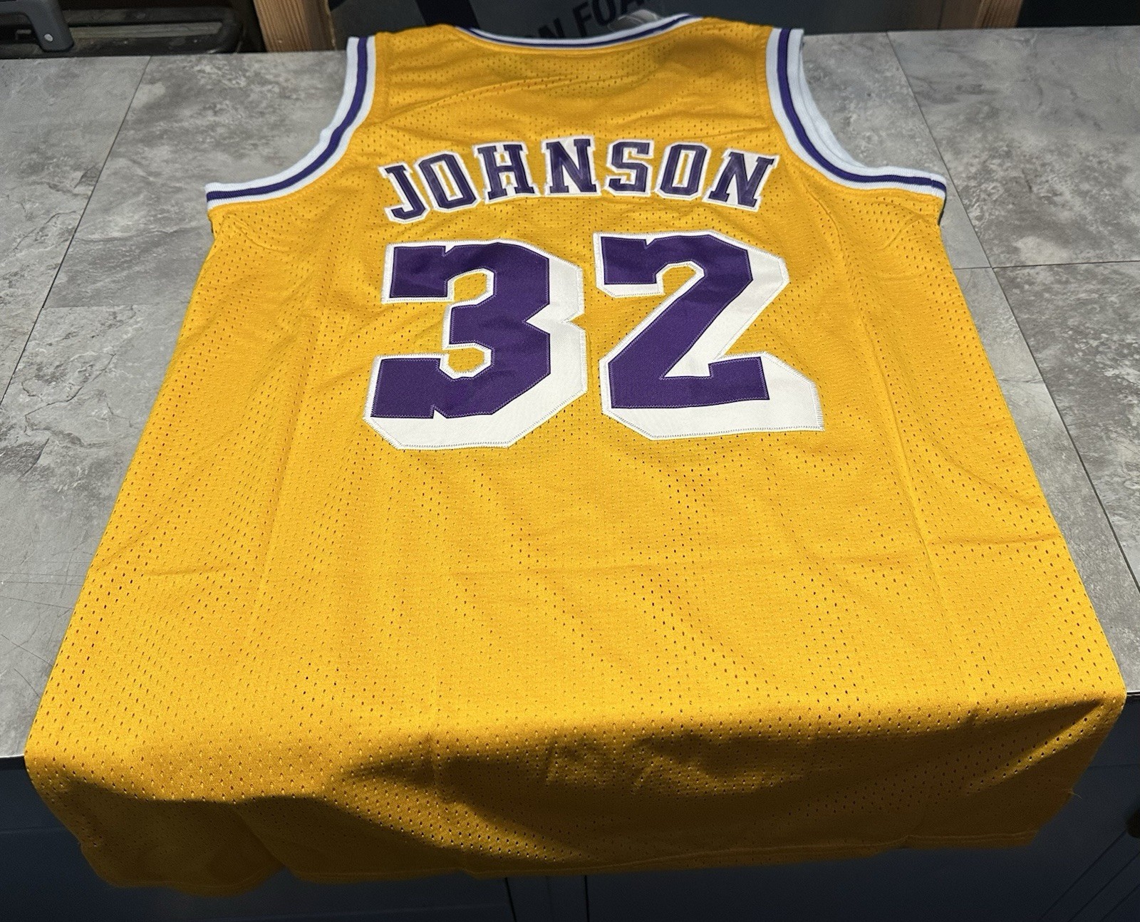 NWT M&N Hardwood Classics Earvin Magic Johnson Lakers Jersey Size Small