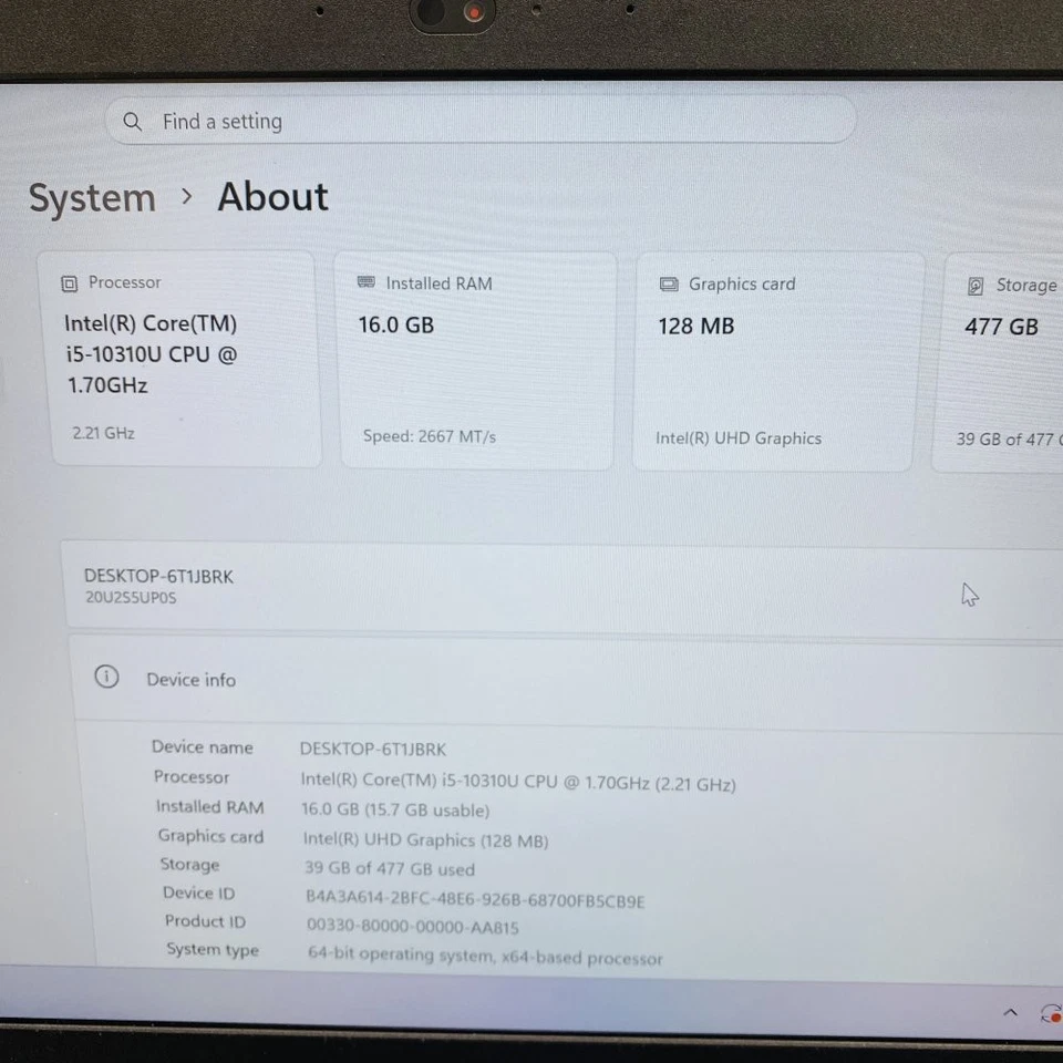 Lenovo ThinkPad P50 i7-6820HQ 2.7ghz 32GB RAM 512 SSD WIN10 OFFICE 2024 M2000, photo 2 of 5
