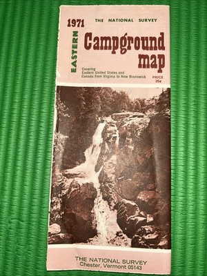 1971 The National Survey EASTERN CAMPGROUND MAP
