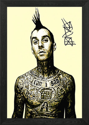 Travis Barker Gerahmtes Wandbild Poster Leinwanddruck Bild