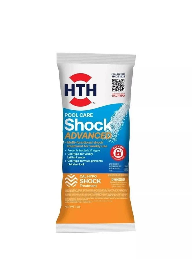 HTH Pool Care Advanced Cleaning for Swimming Pools, 1 lbs - Treats 13,500 Gallon