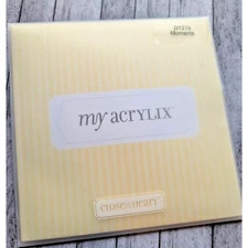 My Acrylix Close to My Heart Moments #D1210 Stamps Flourish Designs