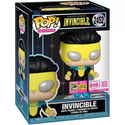 SDCC 2026 EXCLUSIVE Funko Pop INVINCIBLE #2452 OFFICIAL Con STICKER Limited 2000